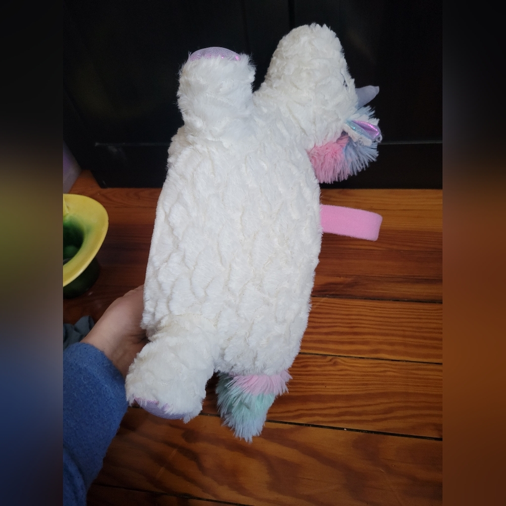 Nwot Plush Stuffed Animal Unicorn Easter Basket - Picture 5 of 7